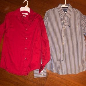 Pair of youth button down. Name brand/gently worn